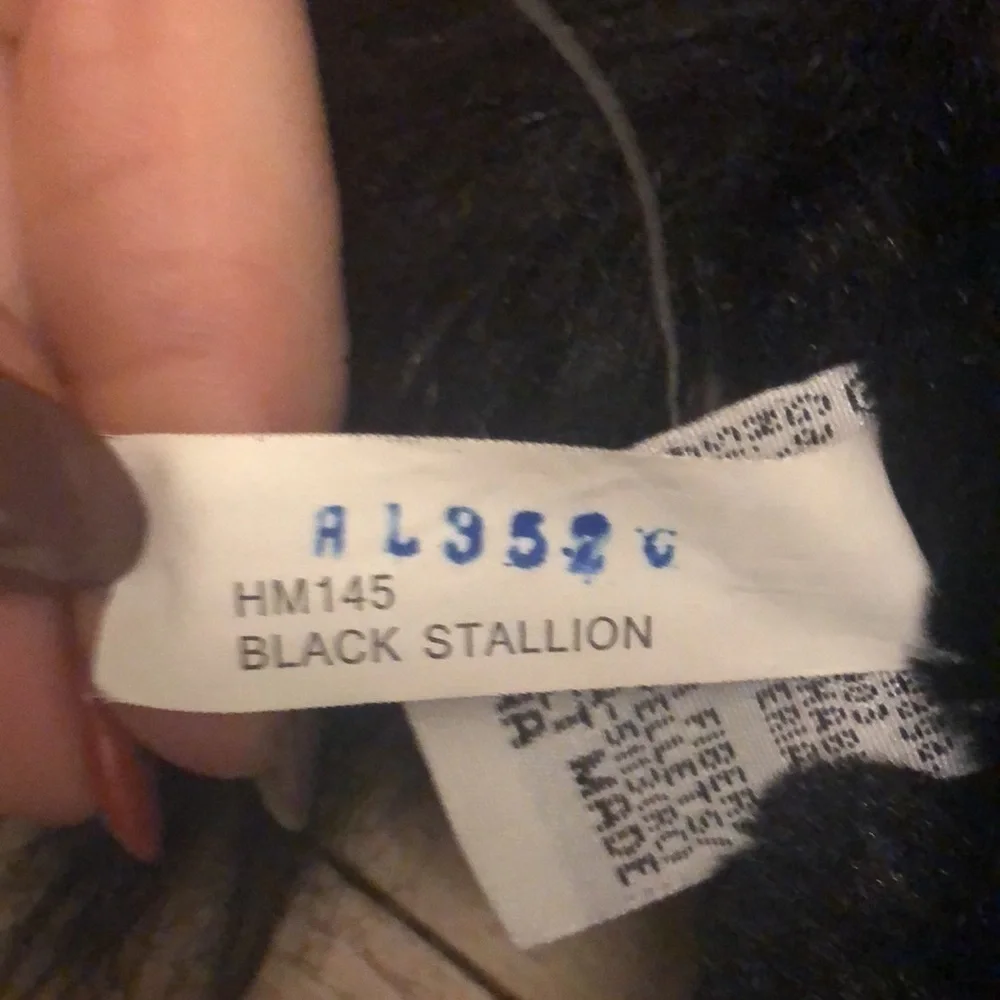 Ganz Black Stallion Horse Plush Webkinz No Code Pony Stuffed Animal